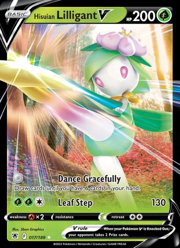 Hisuian Lilligant V — изображение карты