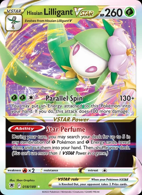 Hisuian Lilligant VSTAR — изображение карты