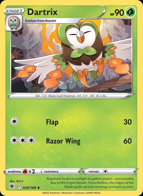 Dartrix — изображение карты