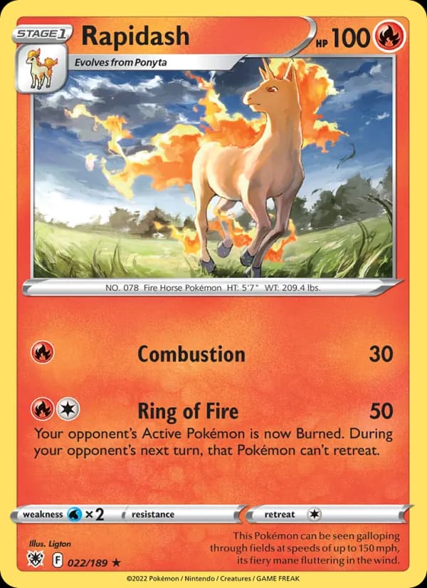 Rapidash — изображение карты