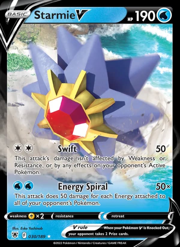 Starmie V — изображение карты