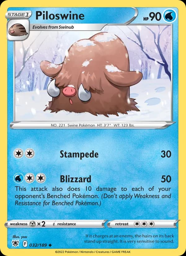 Piloswine — изображение карты