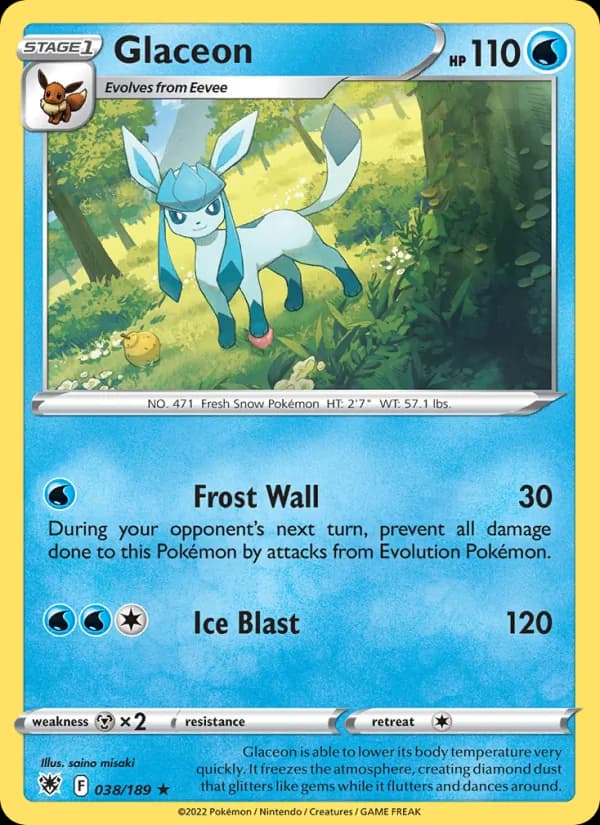 Glaceon — изображение карты