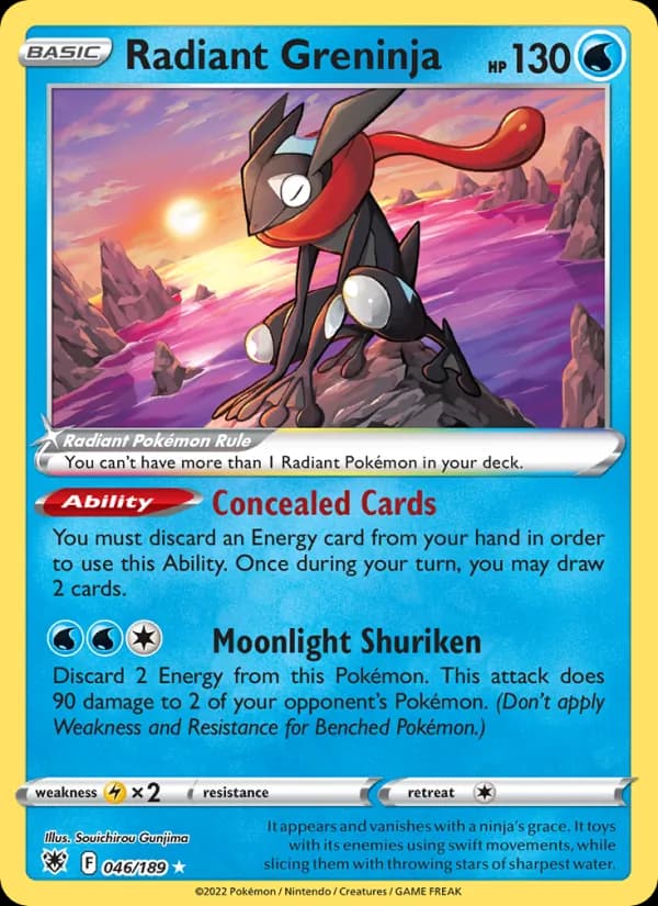 Radiant Greninja — изображение карты