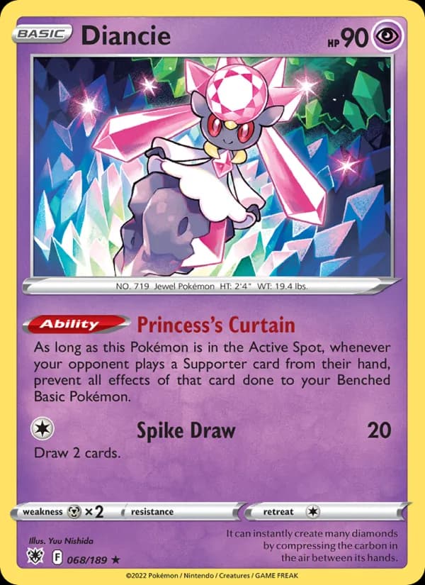 Diancie — изображение карты