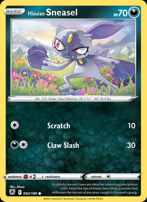 Hisuian Sneasel — изображение карты