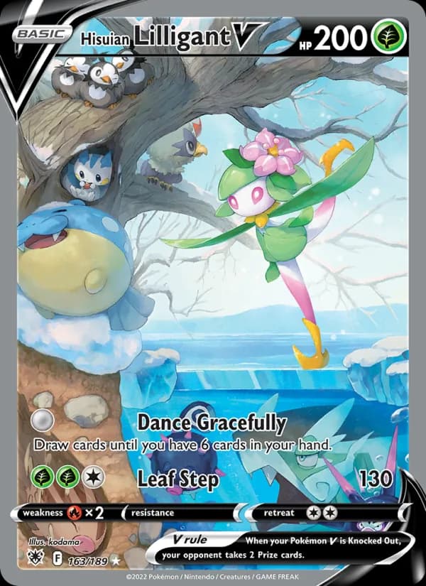 Hisuian Lilligant V — изображение карты