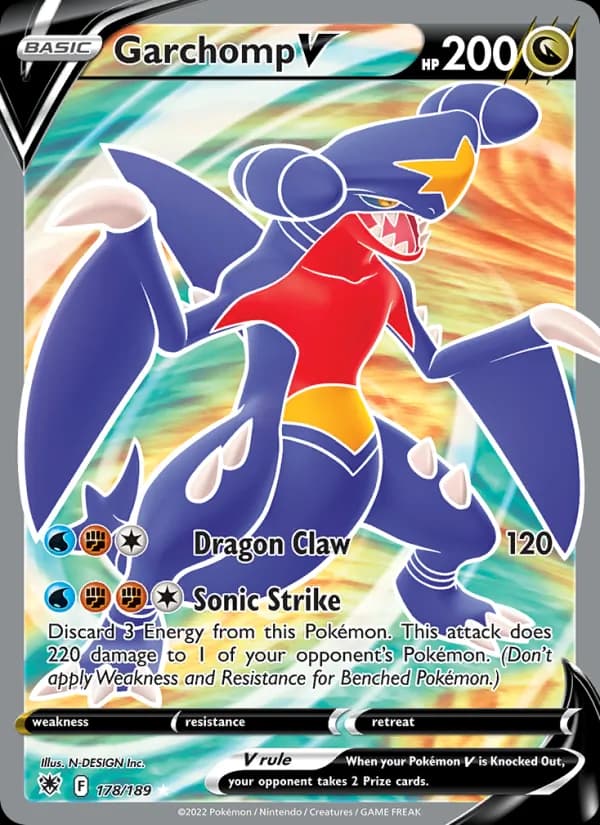 Garchomp V — изображение карты
