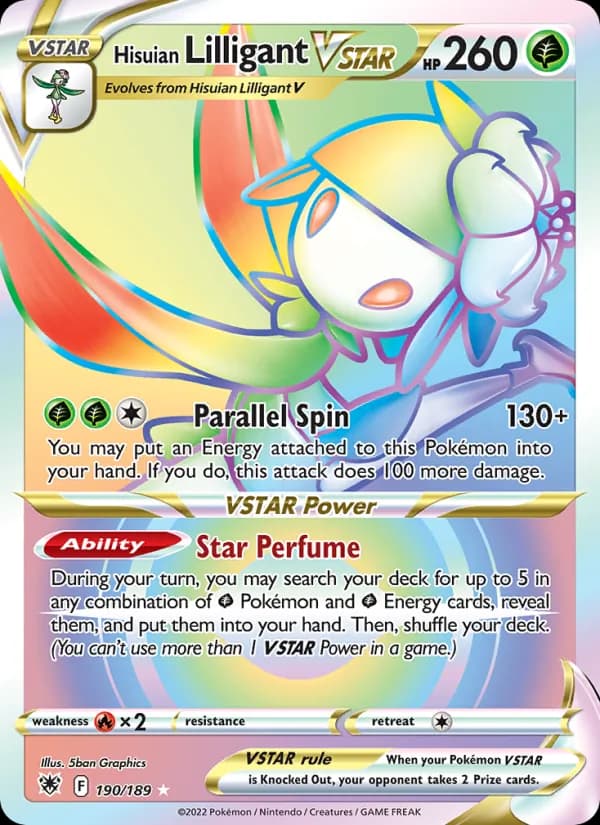 Hisuian Lilligant VSTAR — изображение карты