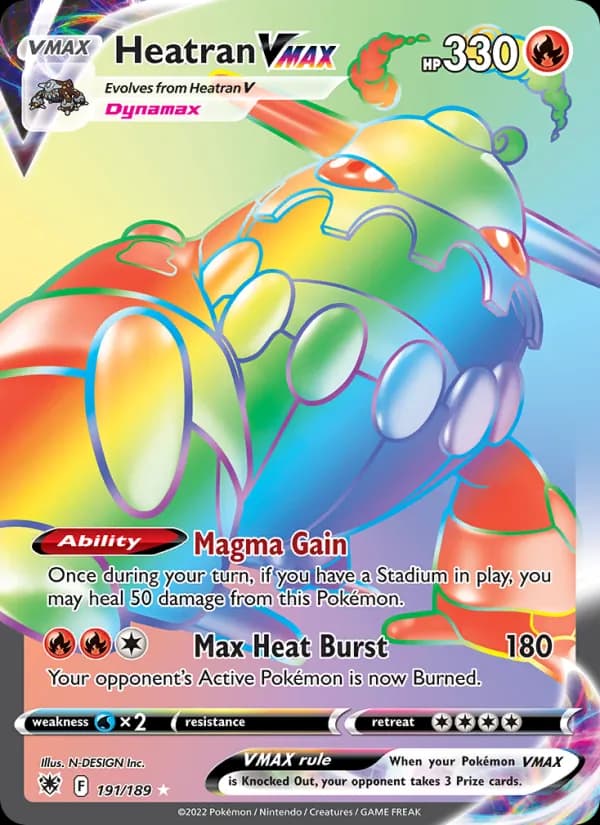 Heatran VMAX — изображение карты