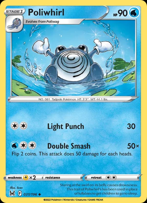 Poliwhirl — изображение карты