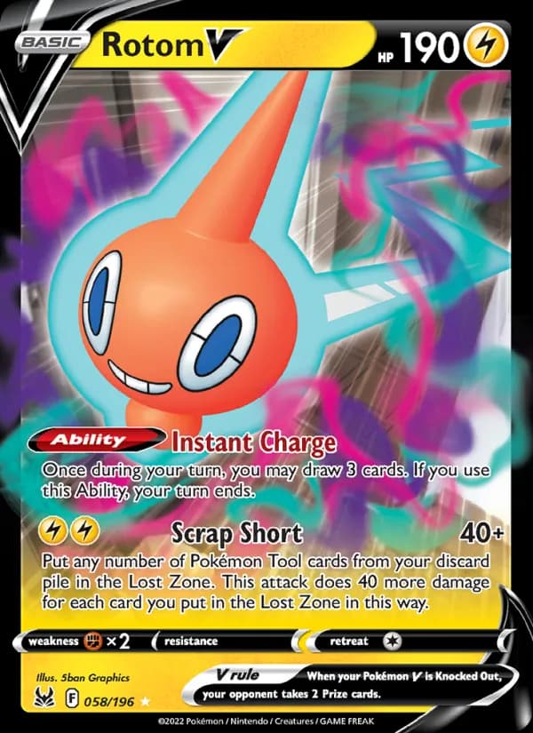 Rotom V — изображение карты