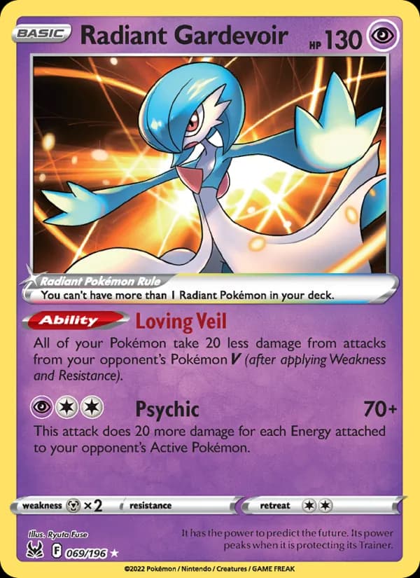 Radiant Gardevoir — изображение карты