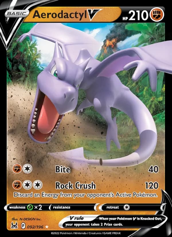 Aerodactyl V — изображение карты