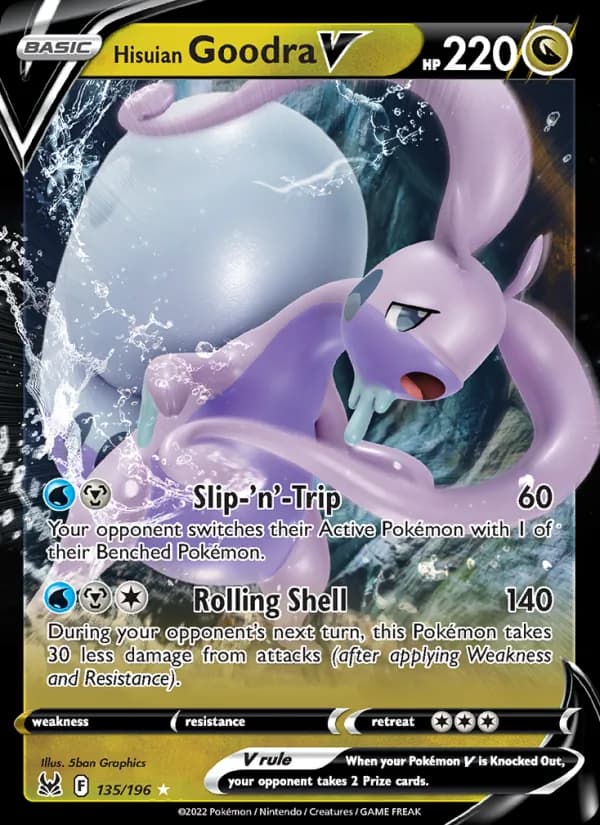 Hisuian Goodra V — изображение карты