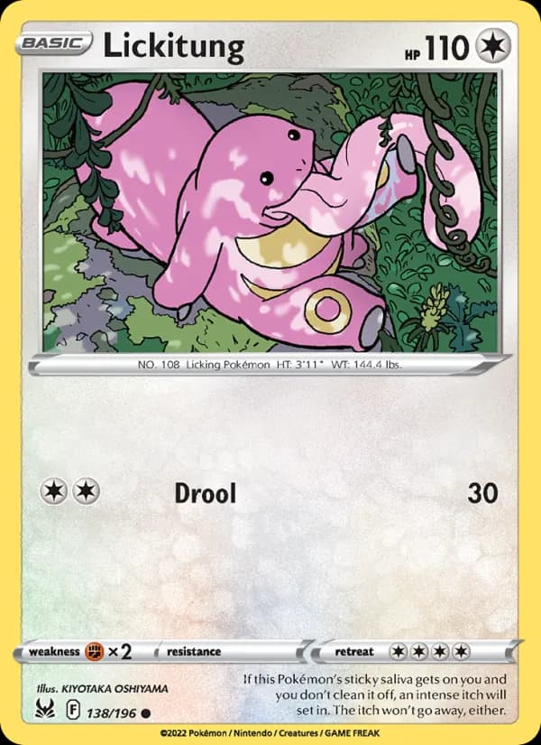 Lickitung — изображение карты