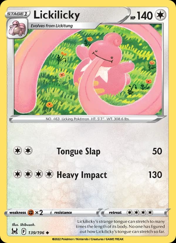 Lickilicky — изображение карты