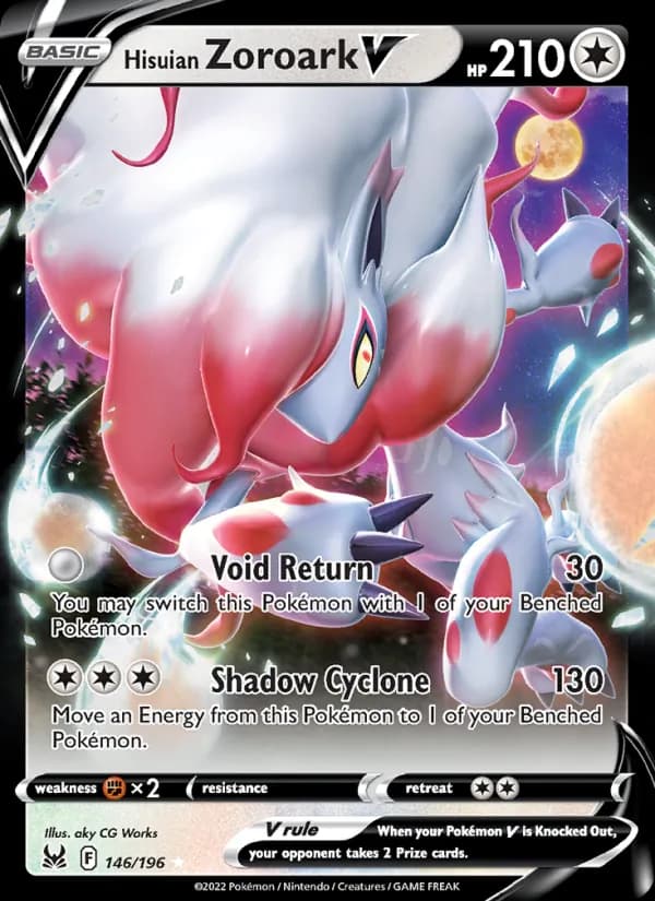 Hisuian Zoroark V — изображение карты