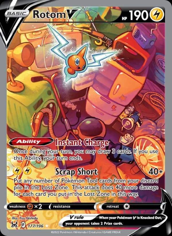Rotom V — изображение карты