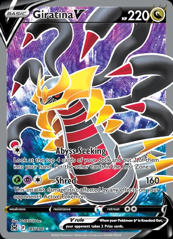 Giratina V — изображение карты