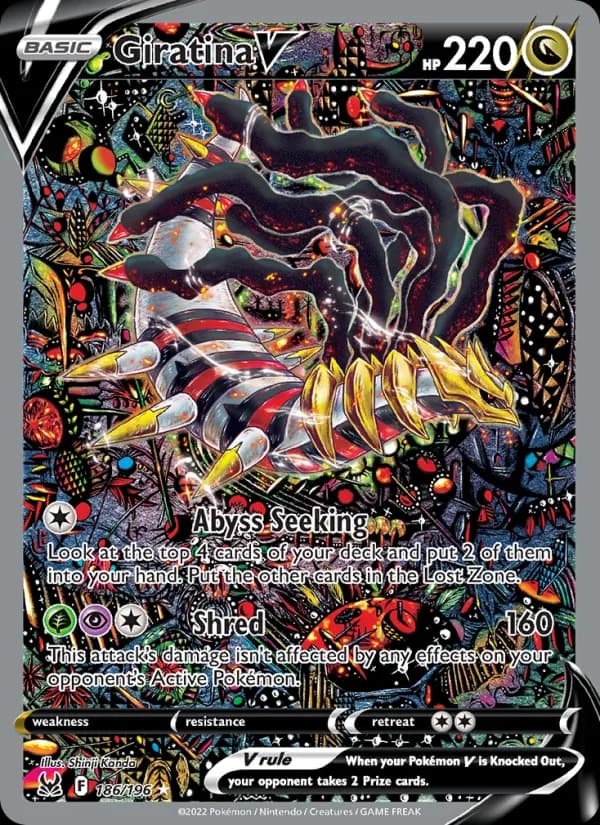 Giratina V — изображение карты