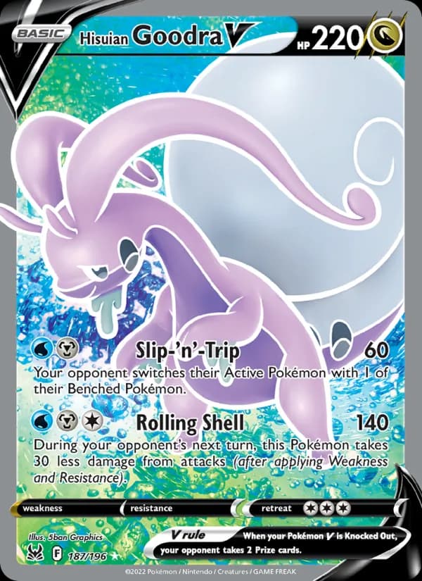 Hisuian Goodra V — изображение карты