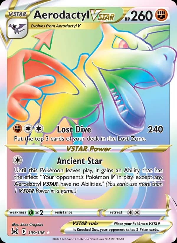 Aerodactyl VSTAR — изображение карты
