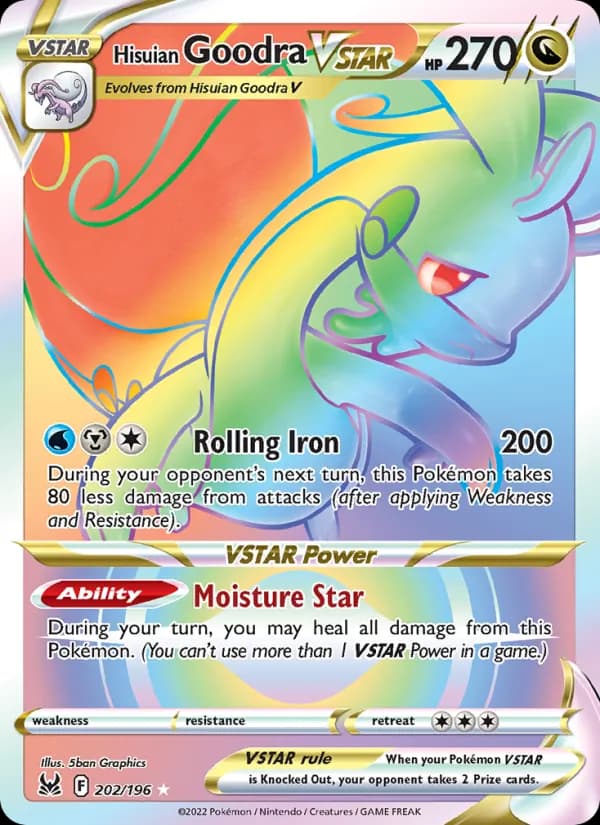 Hisuian Goodra VSTAR — изображение карты