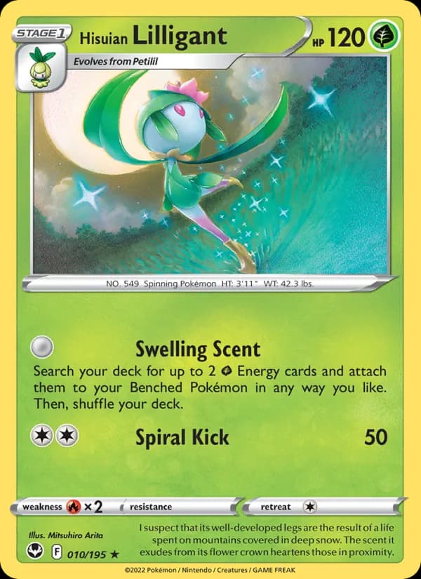 Hisuian Lilligant — изображение карты