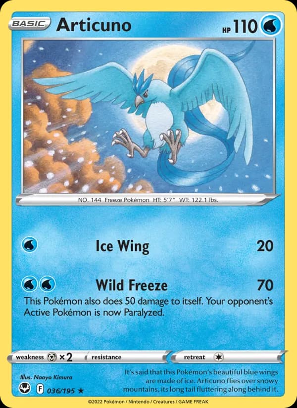 Articuno — изображение карты