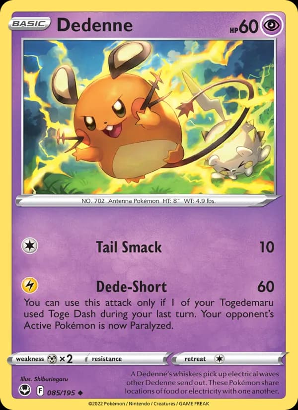 Dedenne — изображение карты