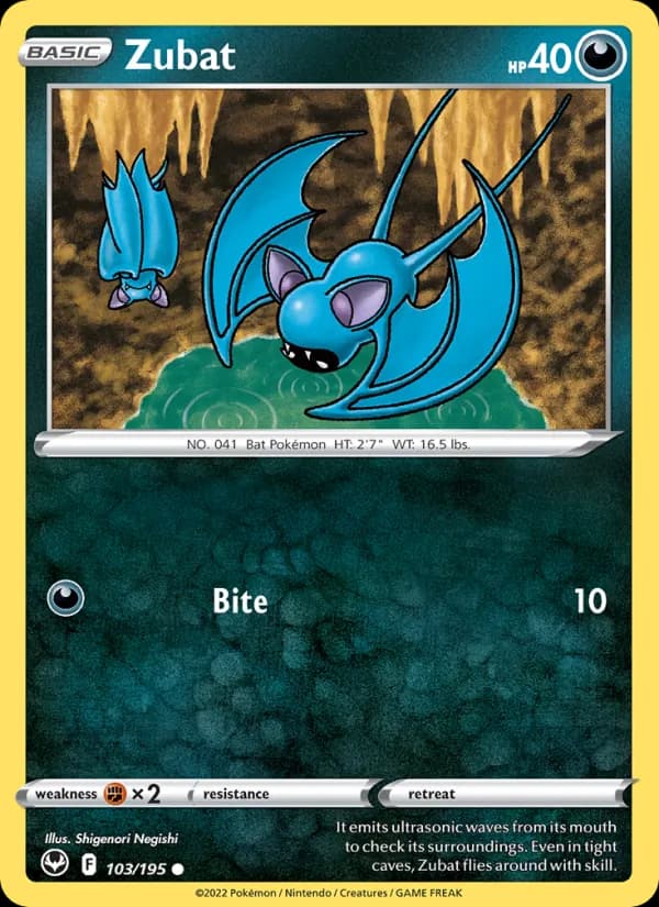 Zubat — изображение карты
