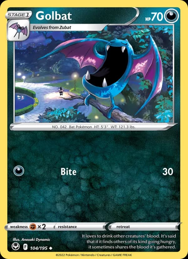 Golbat — изображение карты