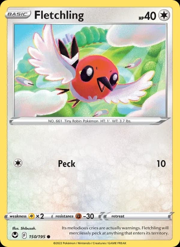 Fletchling — изображение карты
