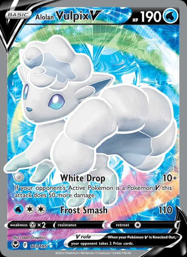 Alolan Vulpix V — изображение карты