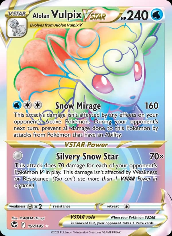 Alolan Vulpix VSTAR — изображение карты