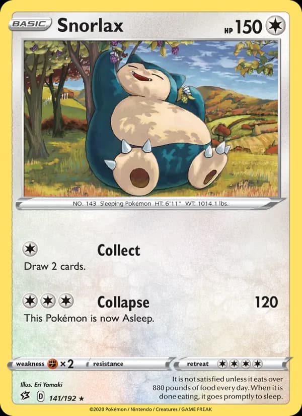 Snorlax — изображение карты