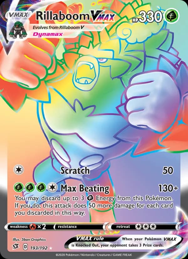 Rillaboom VMAX — изображение карты