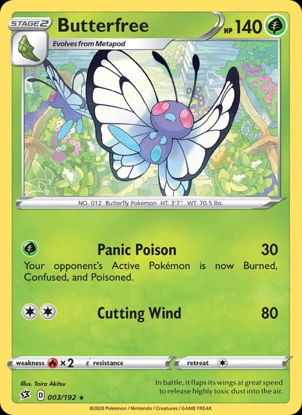 Butterfree — изображение карты