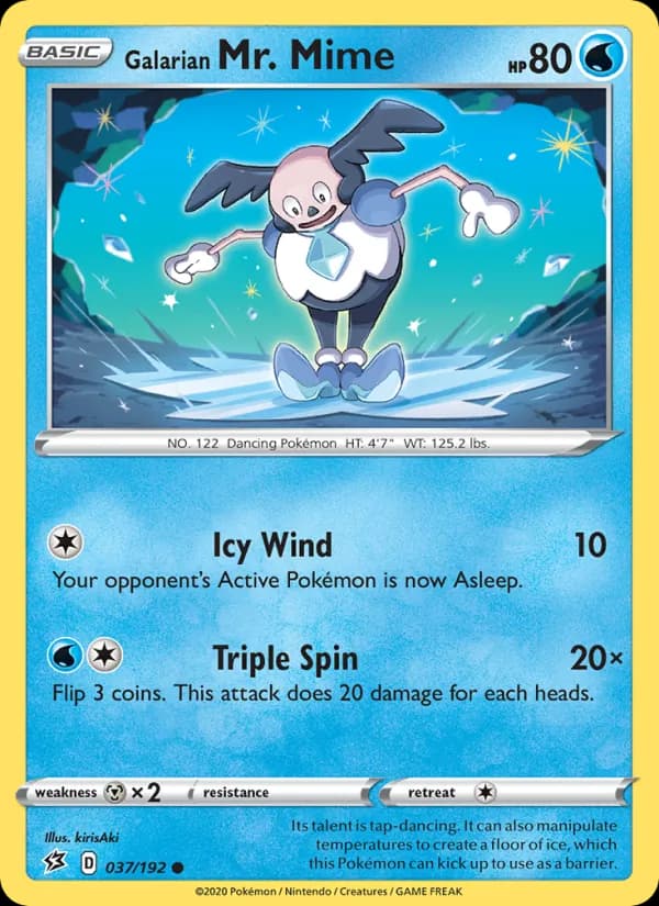 Galarian Mr. Mime — изображение карты