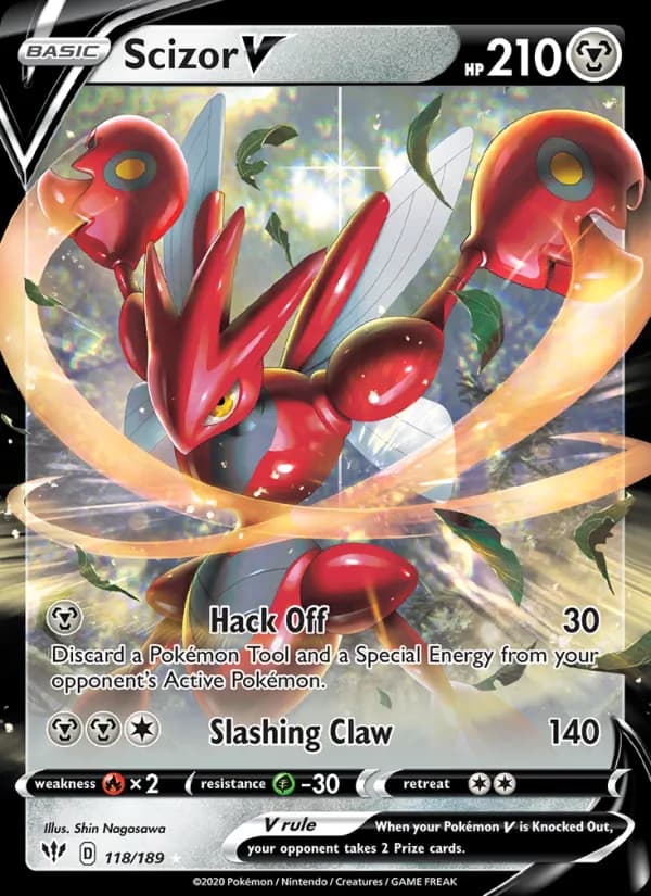 Scizor V — изображение карты