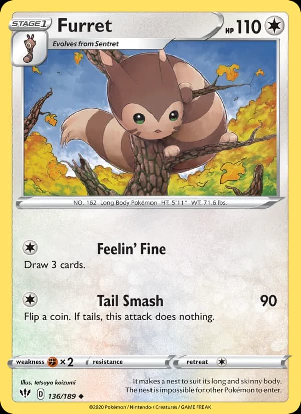 Furret — изображение карты