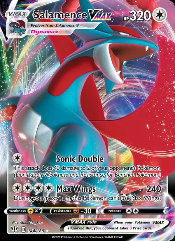 Salamence VMAX — изображение карты