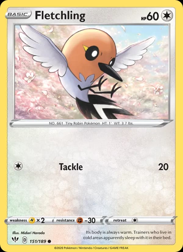 Fletchling — изображение карты