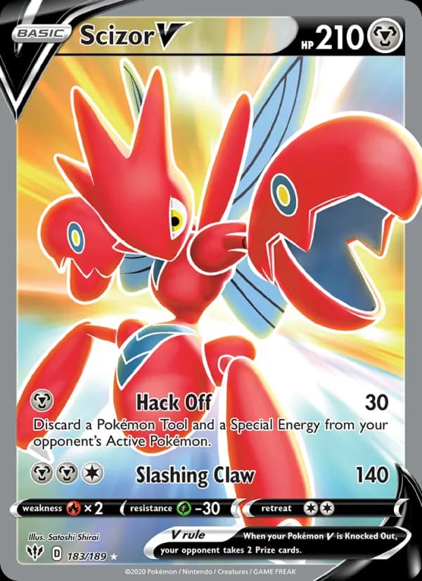 Scizor V — изображение карты