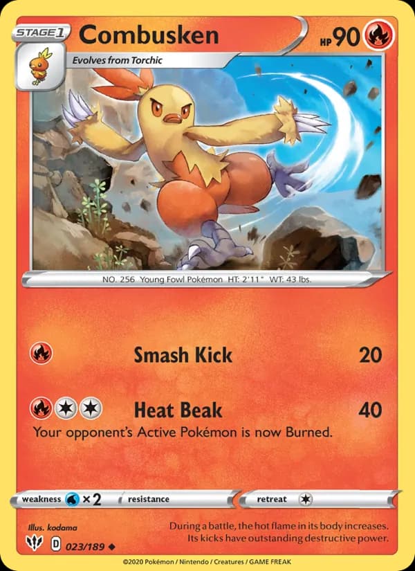 Combusken — изображение карты