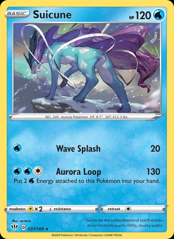 Suicune — изображение карты