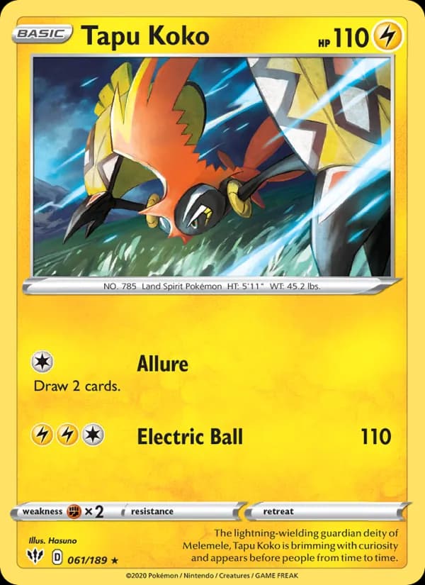 Tapu Koko — изображение карты