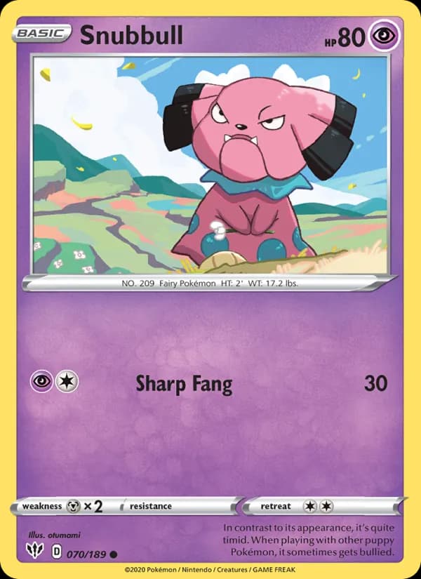 Snubbull — изображение карты