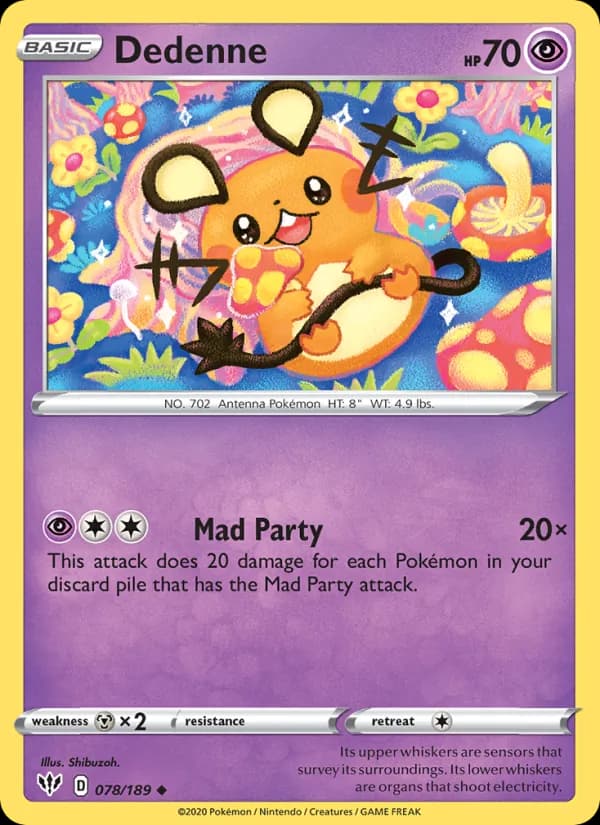 Dedenne — изображение карты